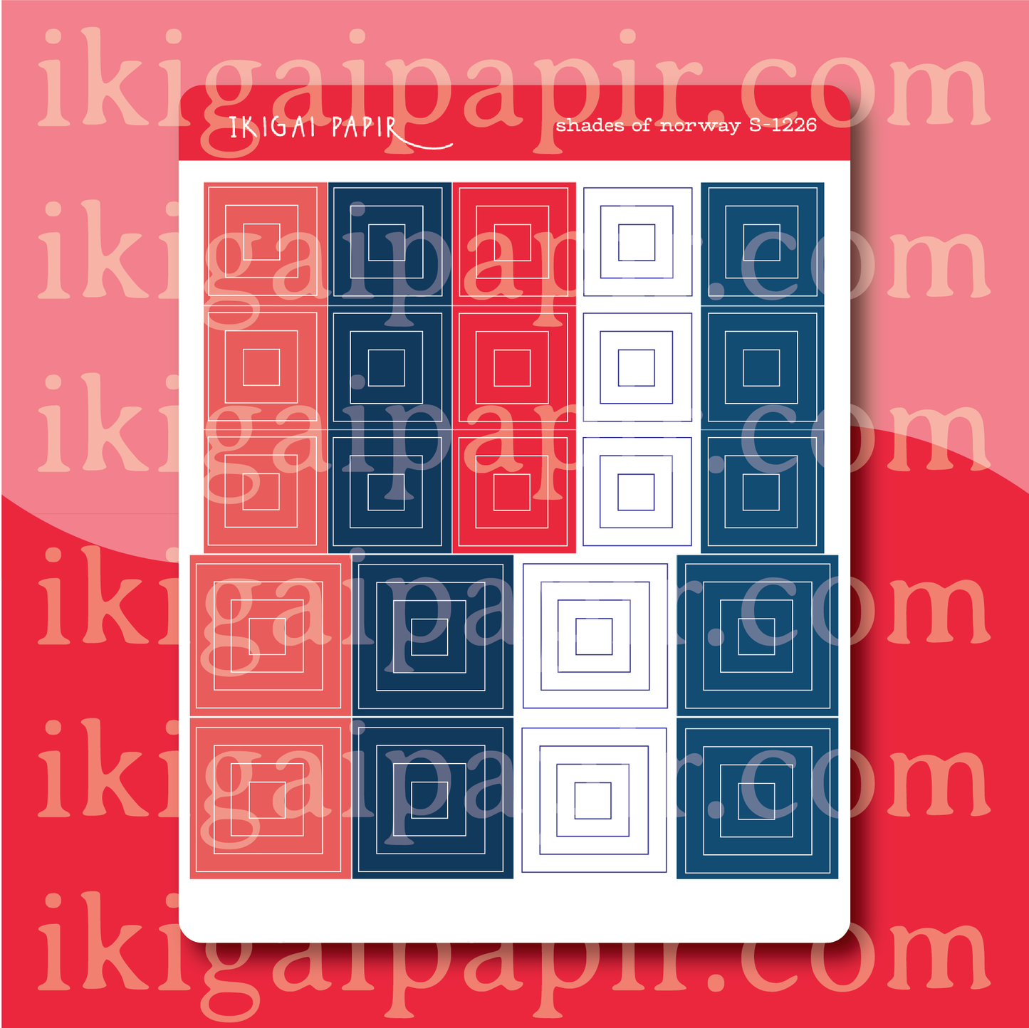 Shades of Norway Sticker Sheet