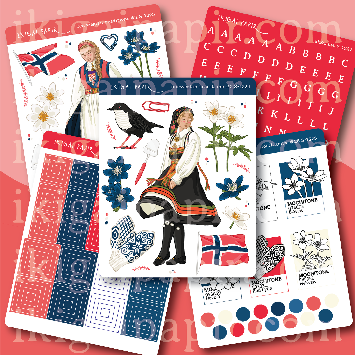 Norwegian Traditions Sticker Bundle