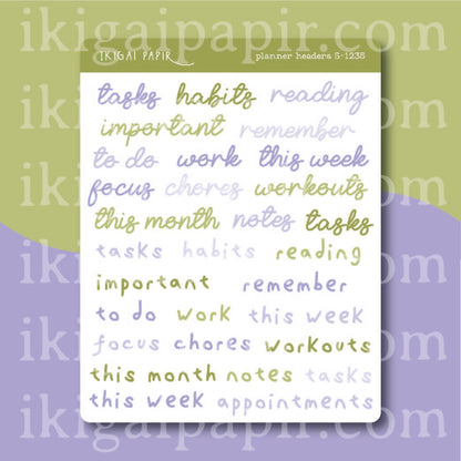 Garden Party Sticker Bundle