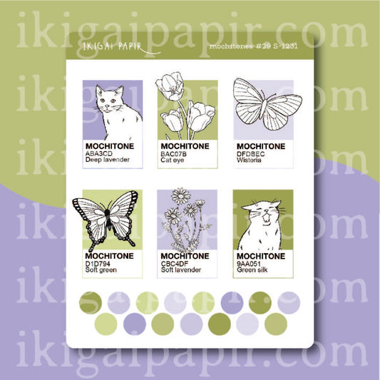 Mochitones #29 Garden Party Sticker Sheet