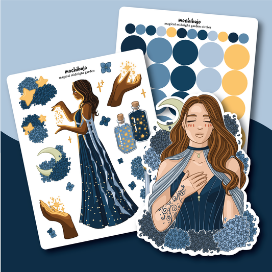 Magical Midnight Garden (2025 Patreon Exclusive Stickers)