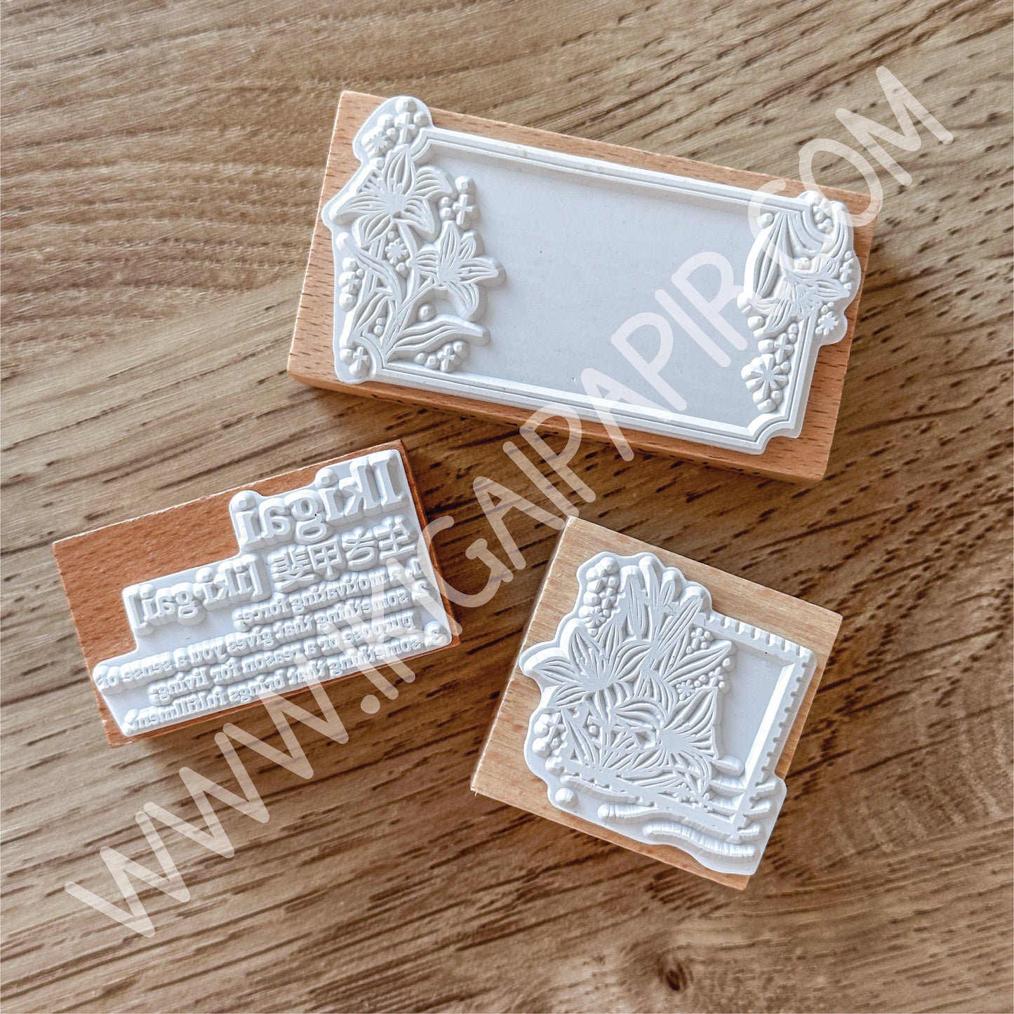 Year of the Snake Wooden Stamps