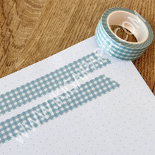 Load image into Gallery viewer, Blue Plaid Washi Tape
