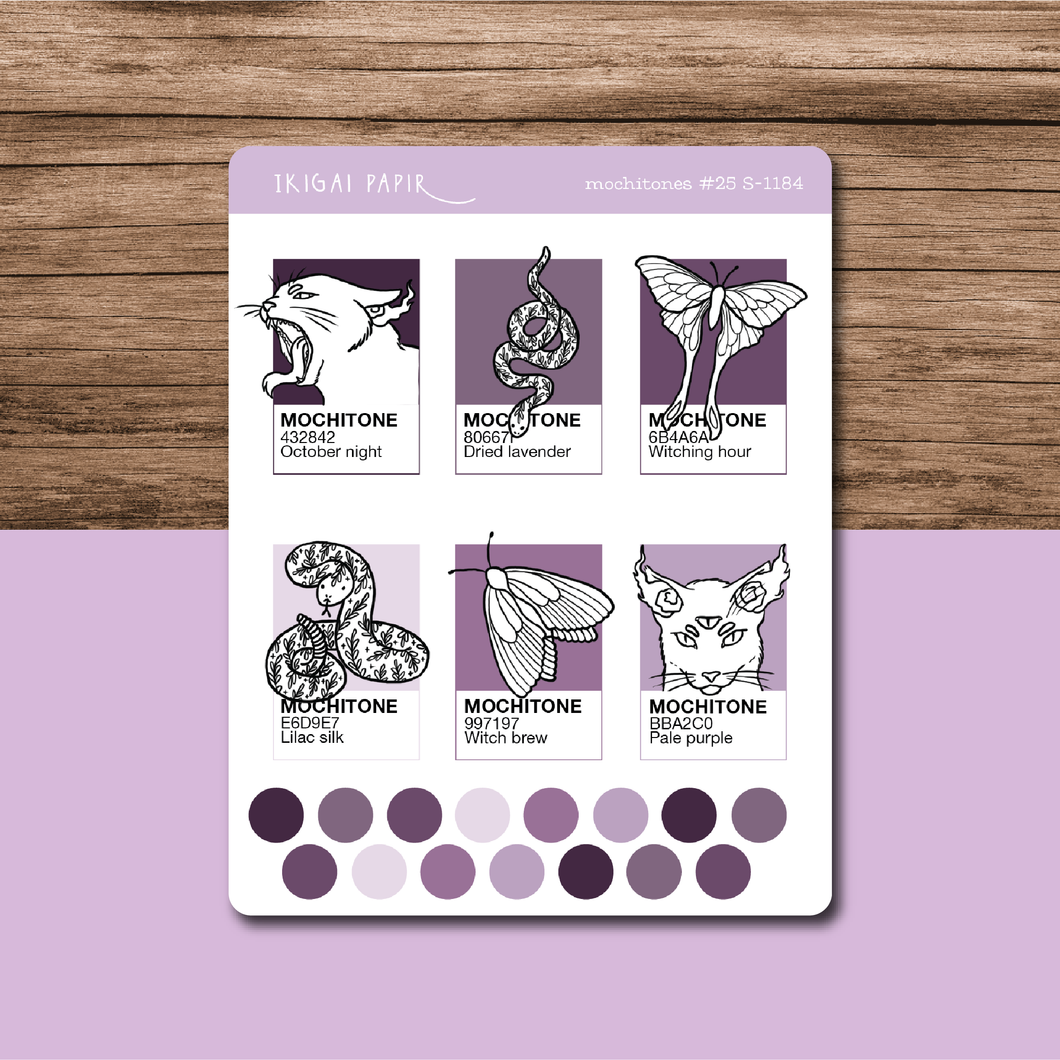 Mochitones #25 (Witching Hour) Sticker Sheet