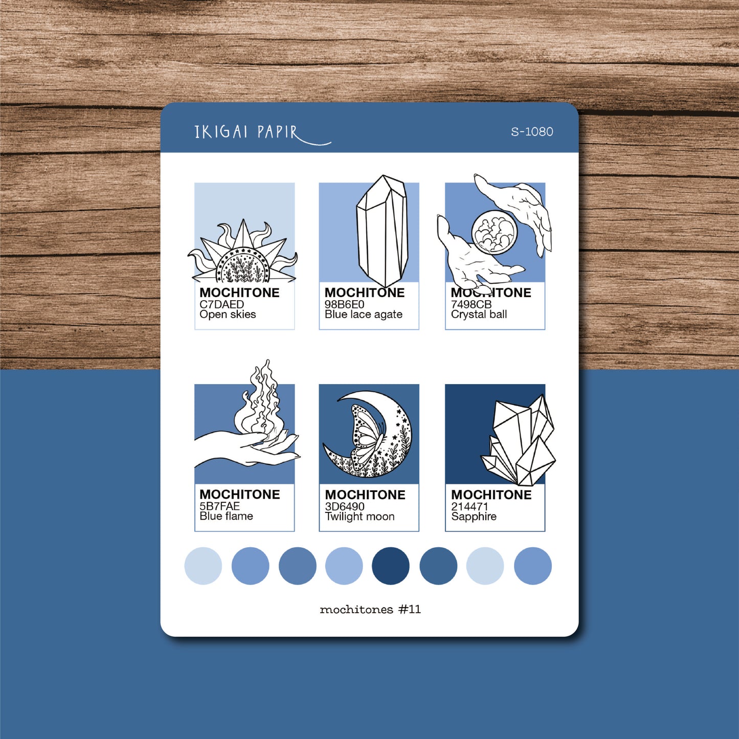 Mochitones #11 (Astrology Witch) Sticker Sheet