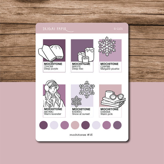 Mochitones #16 (Sweater Weather) Sticker Sheet