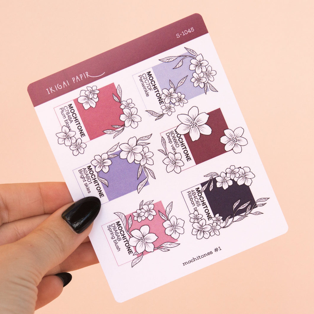 Mochitones #1 (Pink Spring) Sticker Sheet