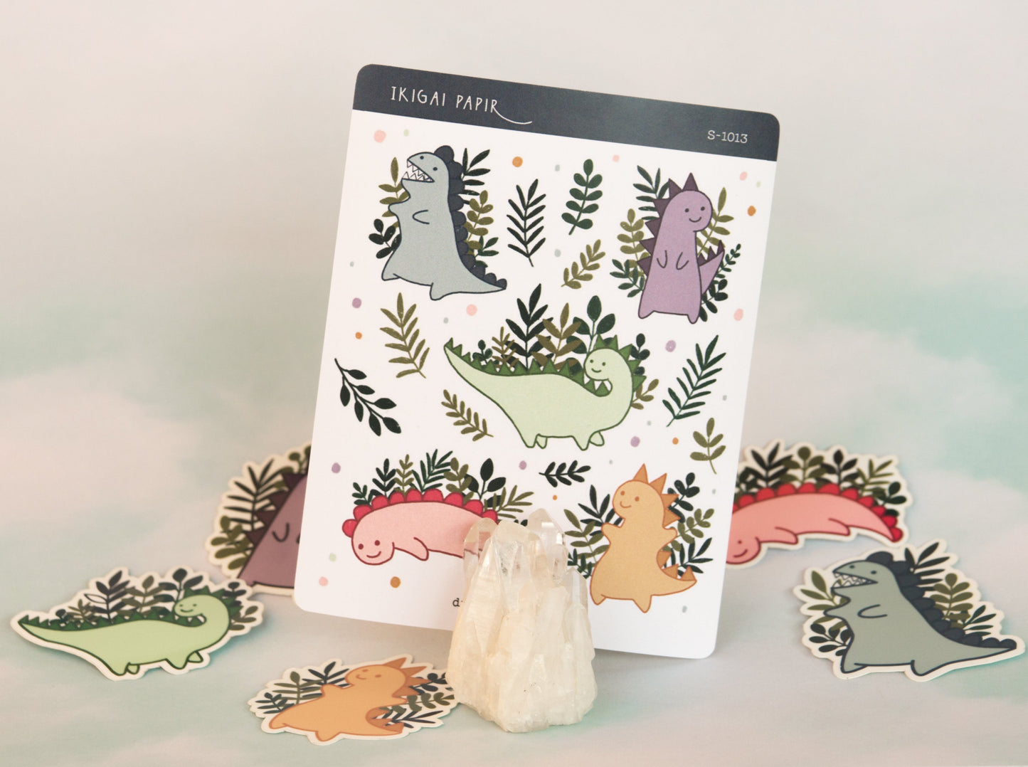 Dinosaur Friends Sticker Sheet
