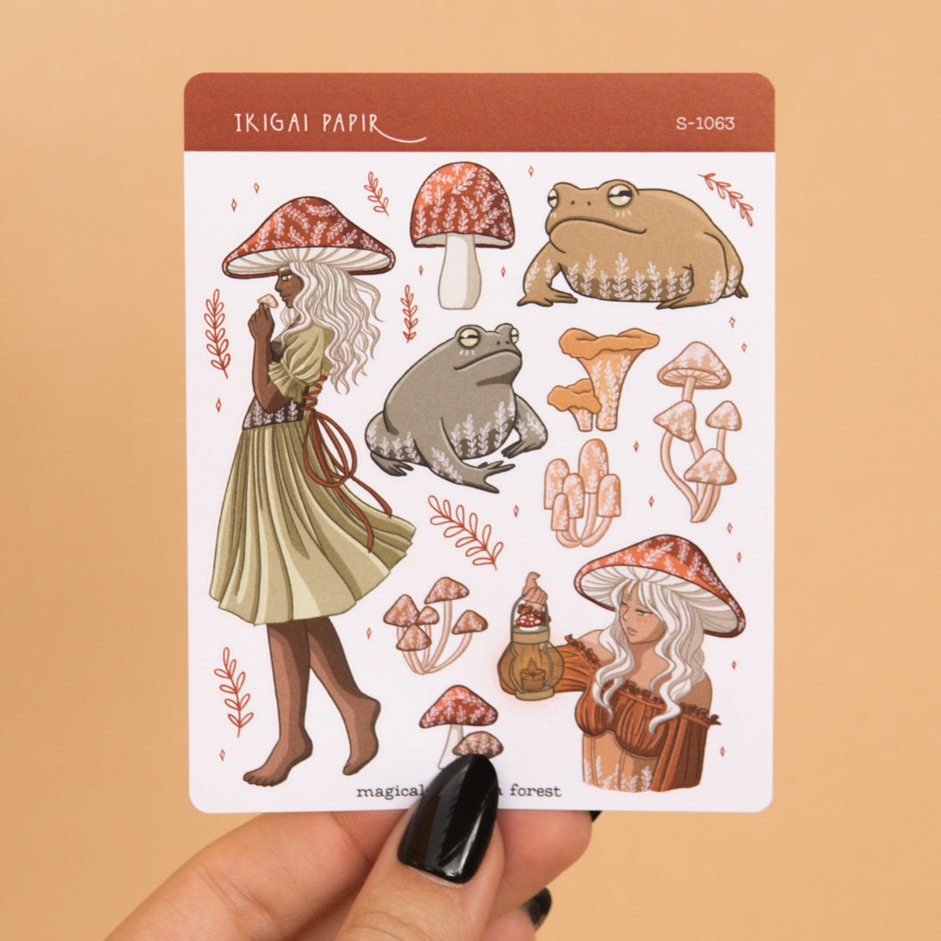 Magical Autumn Forest Sticker Sheet