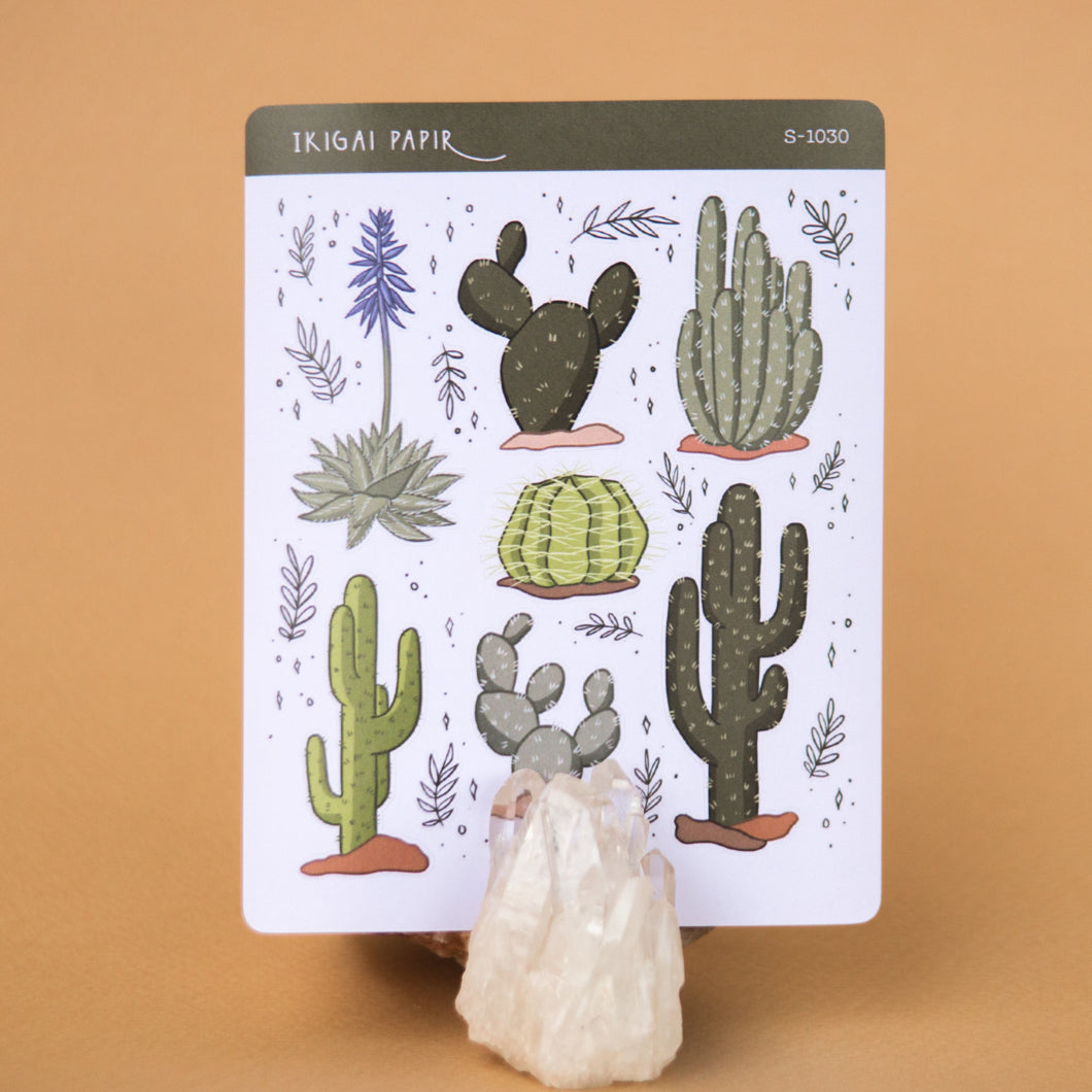 Desert Flora Sticker Sheet