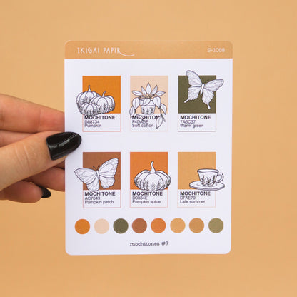Mochitones #7 (Autumn Cottage) Sticker Sheet