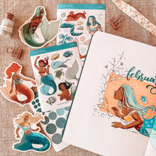 Load image into Gallery viewer, Mermaid Fantasy Sticker Sheet
