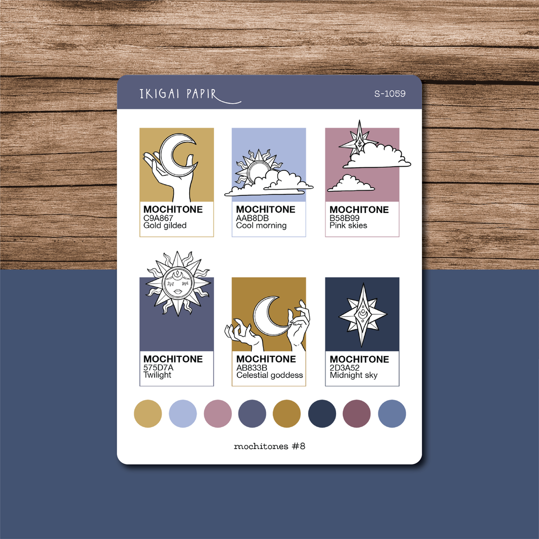 Mochitones #8 (Celestial) Sticker Sheet
