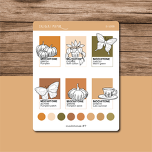 Load image into Gallery viewer, Mochitones #7 (Autumn Cottage) Sticker Sheet
