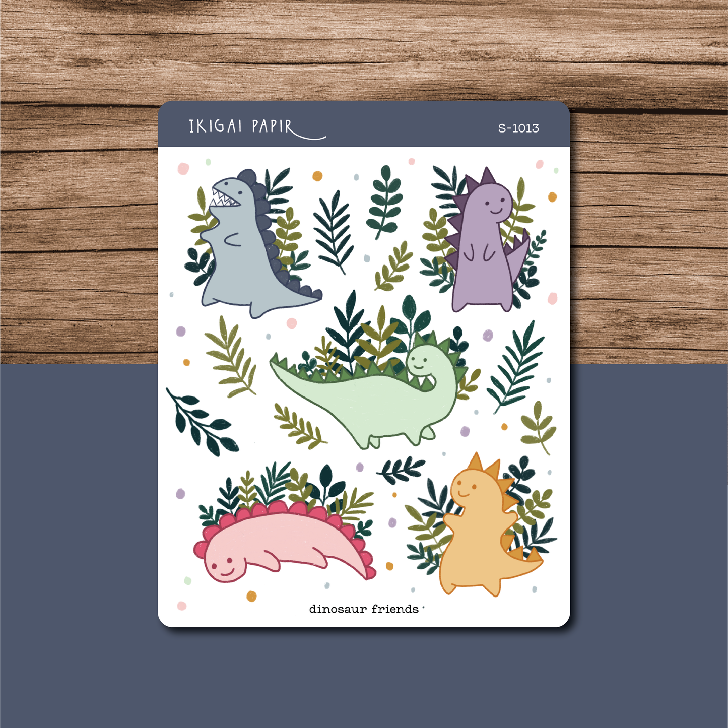 Dinosaur Friends Sticker Sheet