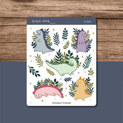 Dinosaur Friends Sticker Sheet