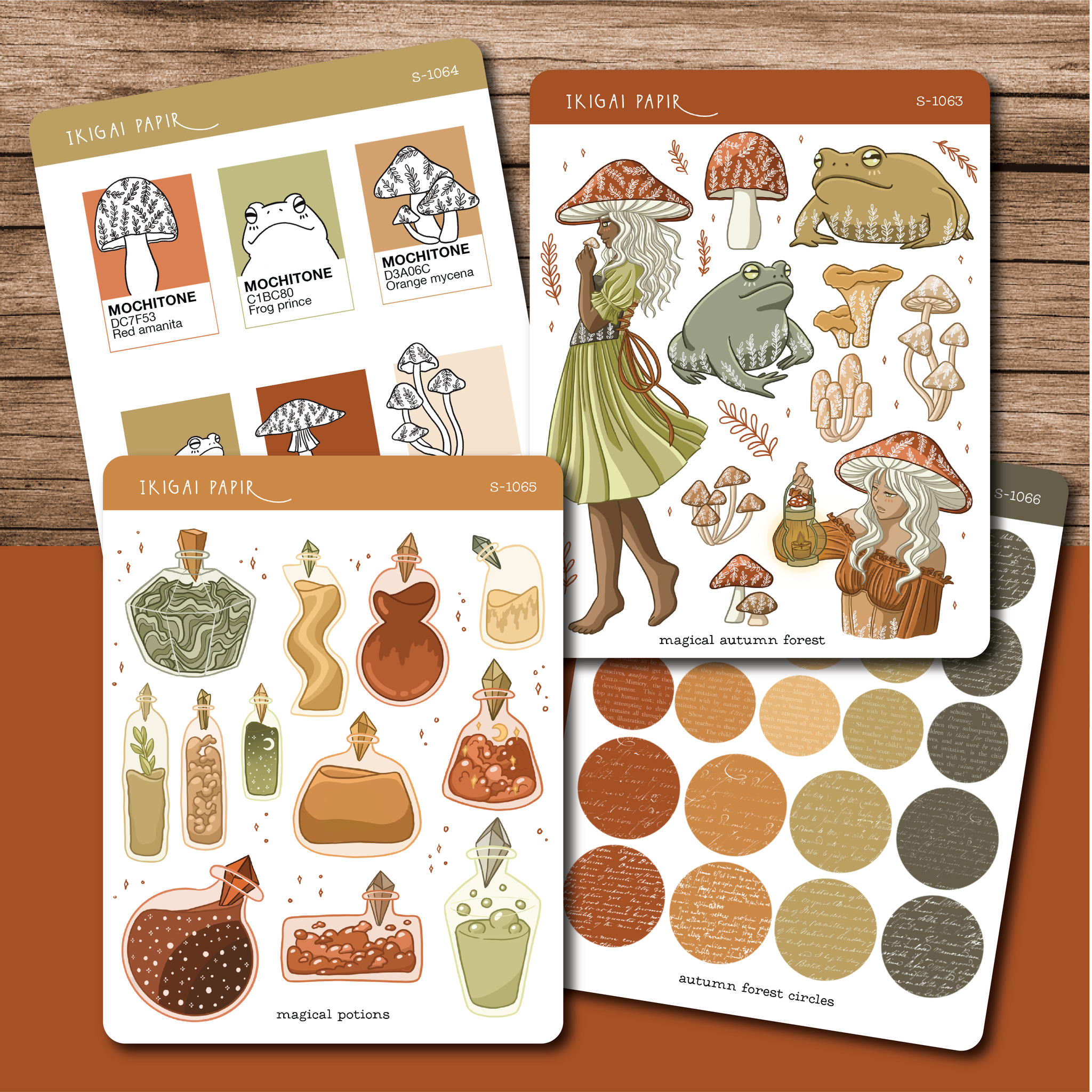 Magical Autumn Forest Sticker Sheet – ikigaipapir