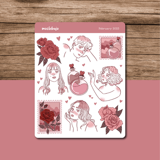 Be My Valentine (February 2023 Sticker Sheet)